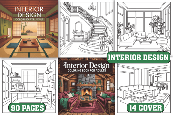 Download 90 Interior Design Coloring Pages - Design Collection