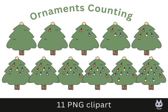 Download Christmas Tree Math Counting Activity - Counting Collection