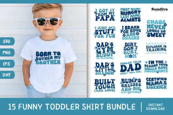 Download Funny Boy Toddler T-shirt Quotes SVG V2 - Svg Collection