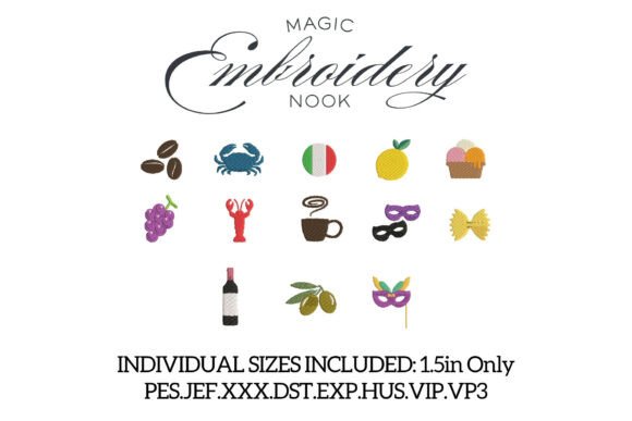 Download Mini Italy Inspired Bundle X 13 Designs - Design Collection