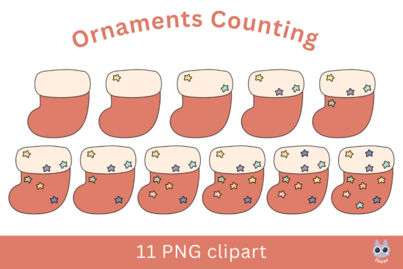 Download Christmas Math Counting Activity Clipart - Counting Collection