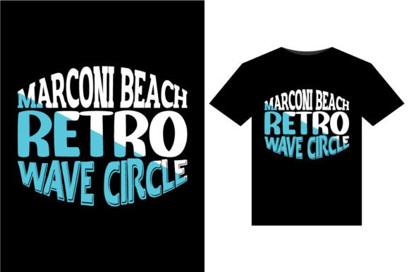 Download Marconi Beach Retro  T-Shirts Design - Design Collection