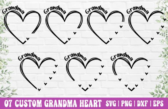 Download CUSTOM Heart Kid Name - Grandma SVG - Svg Collection