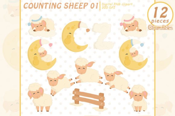 Download COUNTING SHEEP Clipart - Counting Collection