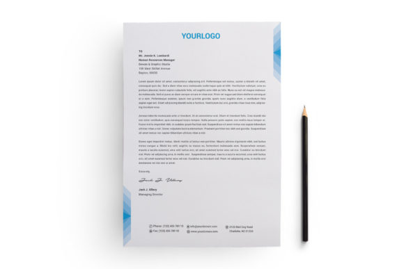 Download Corporate Print Ready Letterhead Design - Design Collection