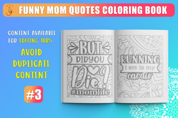 Download Mom Quote Coloring Page KDP Interior SVG - Svg Collection