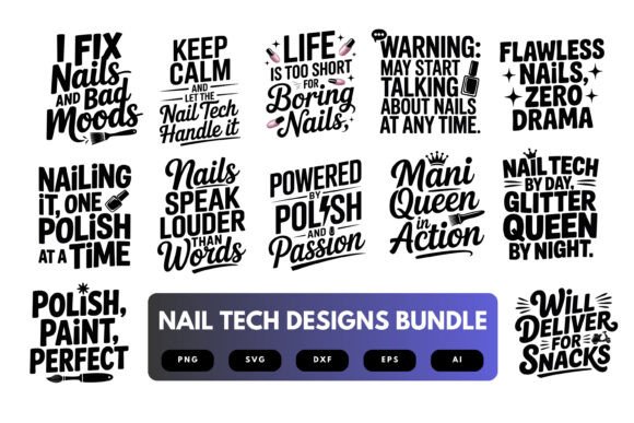 Download Nail Tech SVG Bundle - Svg Collection