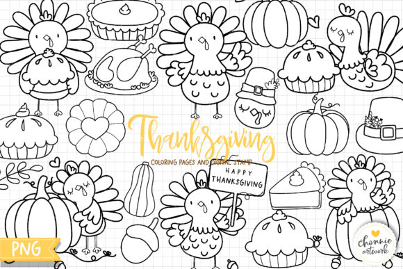 Download Happy Thanksgiving Coloring Pages, SVG - Svg Collection
