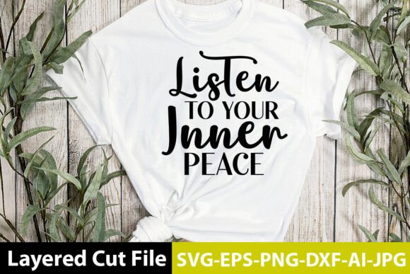 Download Listen to Your Inner Peace SVG Design - Svg Collection