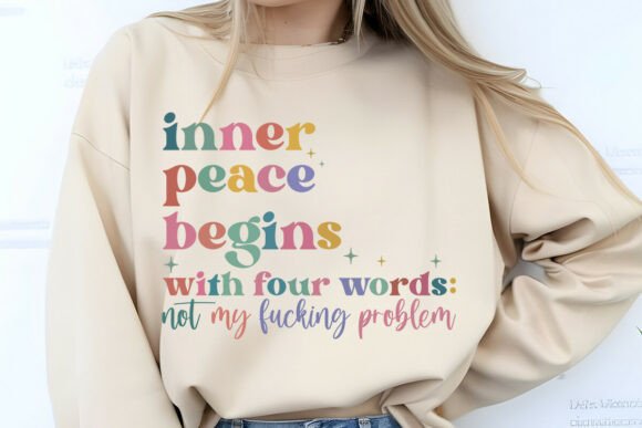 Download Inner Peace Begins with Four SVG - Svg Collection