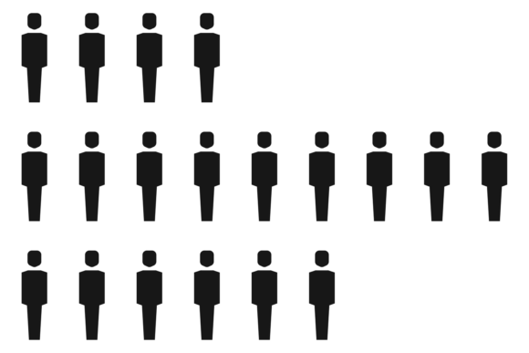 Download People Counting Infographics Element. Bl - Premium Resources