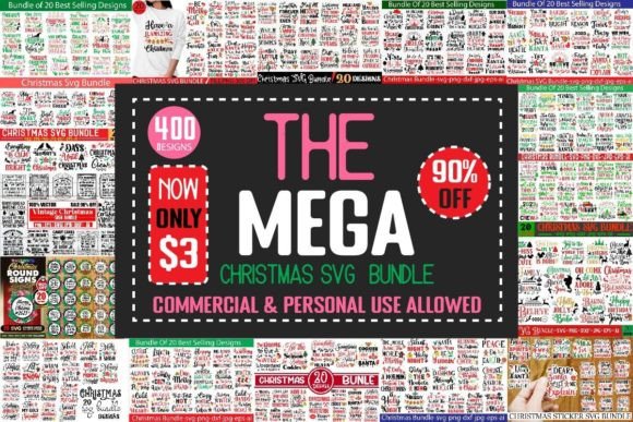 Download Christmas SVG Mega Bundle - Svg Collection