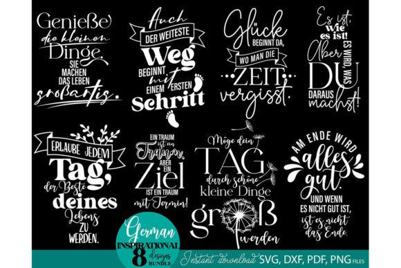 Download German Inspirational Quotes SVG Bundle - Svg Collection