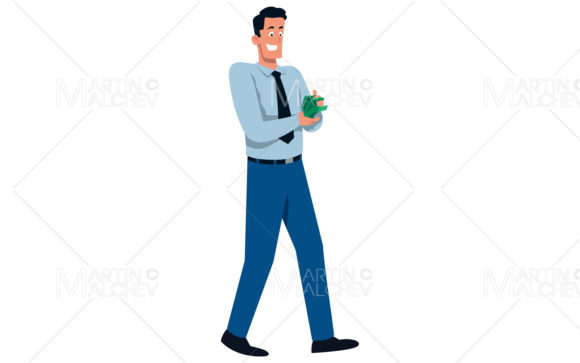 Download Man Counting Money - Premium Resources