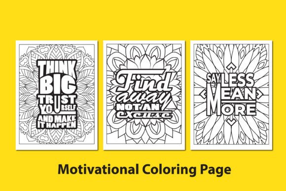 Download Motivational Coloring Page Design - Design Collection