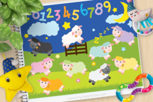 Download Clipart Animals Counting Sheep - Counting Collection